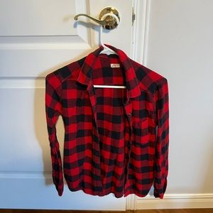 Hollister plaid shirt